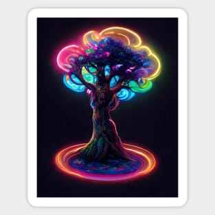 Cosmos Wishing Tree of Life and Dreams Sticker